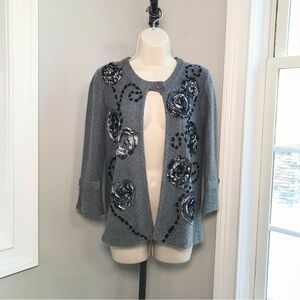 Vintage Michael Simon Angora & Cashmere Blend Cardigan Sweater ~ Women’s Medium